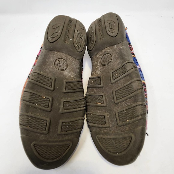 Roper Womens Woven Textile Slip On Flats Shoes Loafers Size 7.5 Southwestern - Picture 9 of 9